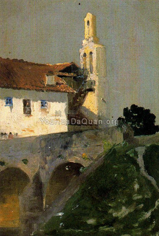 Village of Urbina, Sketch - 伊格纳西奥·狄亚兹·奥拉诺